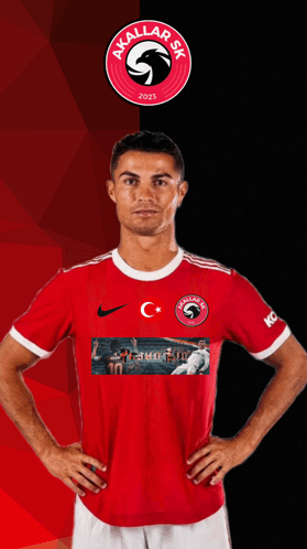 Man in Red Shirt Akallar SK