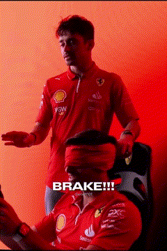 Man in Red Shirt Brake