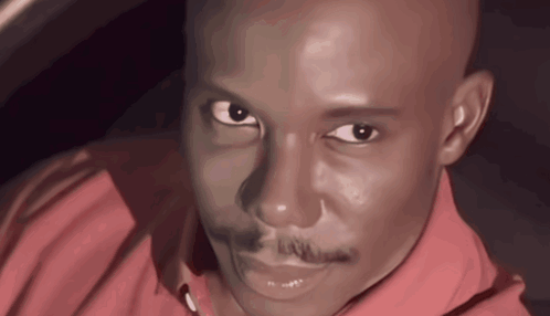 Man in Red Shirt Close Up