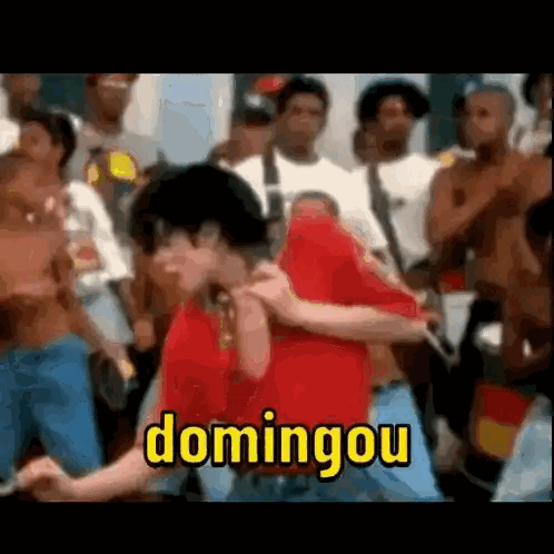 Man in Red Shirt Dancing
