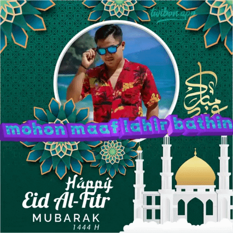 Man in Red Shirt for Eid al-Fitr