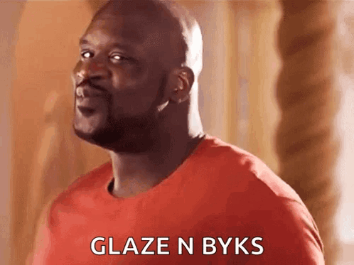 Man In Red Shirt Glaze N Byks GIF