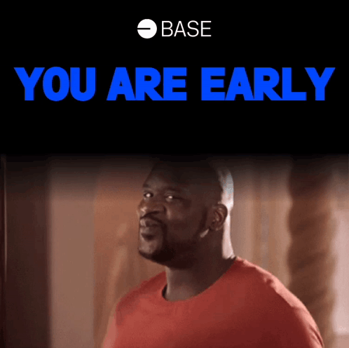 Man in Red Shirt in Front of You Are Early Sign