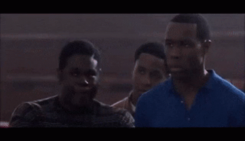 Man In Red Shirt Making Funny Face GIF