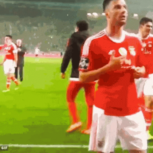 Man in Red Shirt Number 3