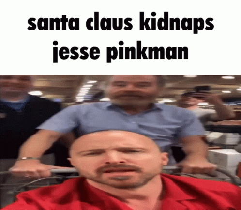 Man In Red Shirt Pushing Shopping Cart GIF