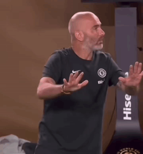 Man In Red Shirt Saying Champions GIF