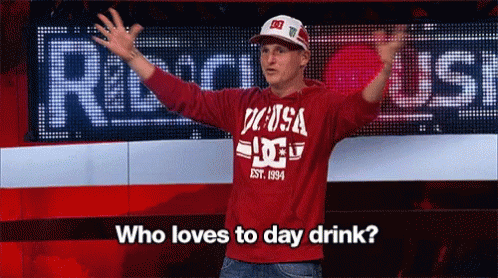 Man In Red Shirt Saying DC USA Est 1994 GIF