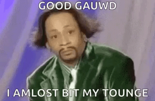 Man in Red Shirt Saying Had Me Saying to Myself Damn Girl