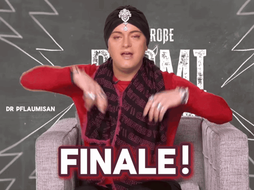 Man In Red Shirt Sitting In Chair Finale GIF