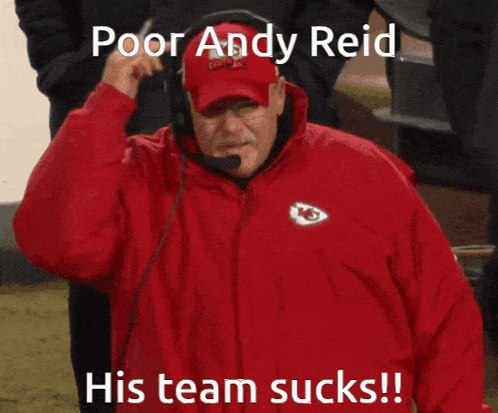 Man in Red Shirt With KC Logo