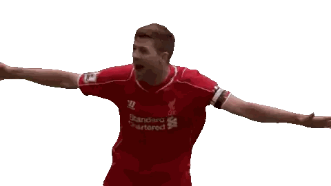 Man in Red Standard Chartered Shirt
