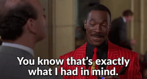 Man in Red Suit Saying You Know That's Exactly What I Had in Mind