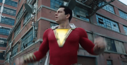 Man in Red Superhero Costume