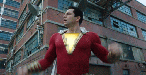 Man in Red Superhero Costume