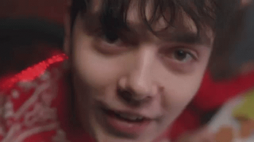 Man In Red Sweater Thumbs Up Toothbrush GIF