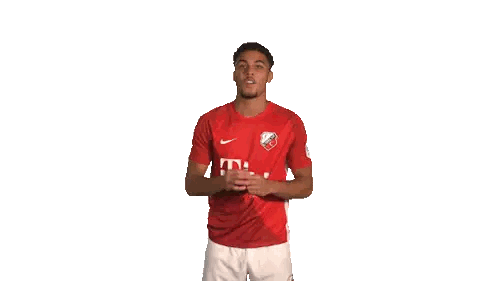 Man in Red T Shirt Running