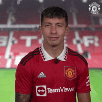 Man in Red Teamview Jersey