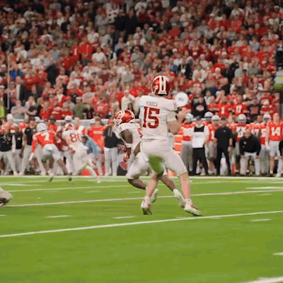Man In Red Thrasher Shirt In Front Of Crowd GIF