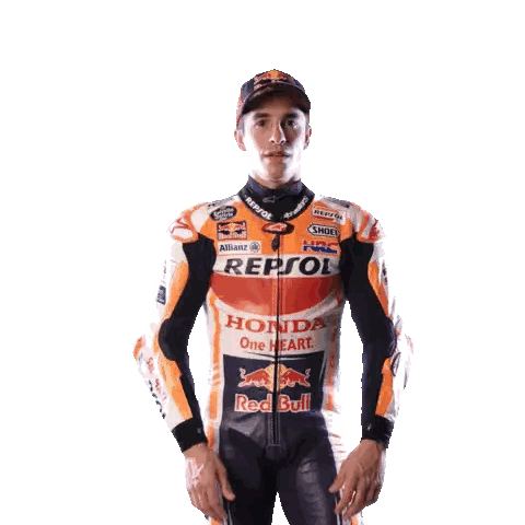 Man in Repsol Honda One Heart Jacket