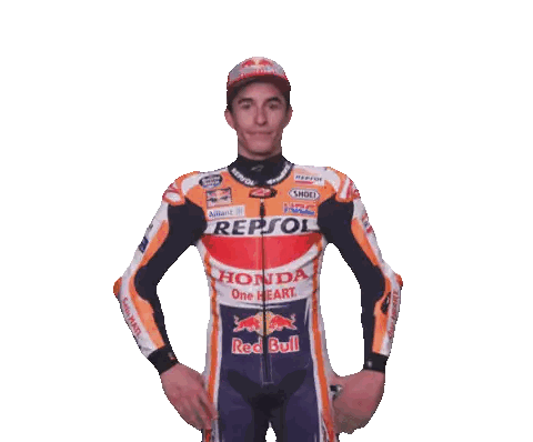 Man in Repsol Honda Racing Suit