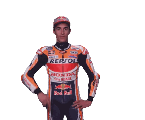 Man in Repsol Honda Racing Suit