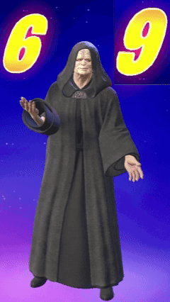 Man in Robe in Front of Number 6 and 9