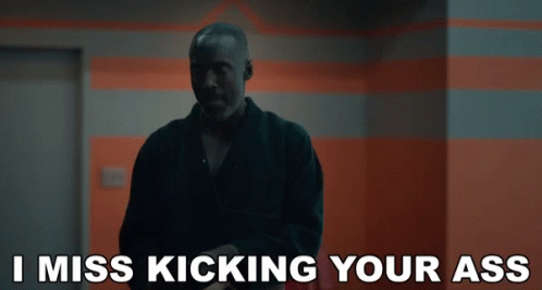 Man in Robe Saying I Miss Kicking Your Ass