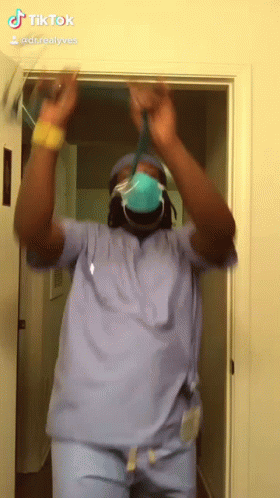 Man In Scrubs Dancing GIF