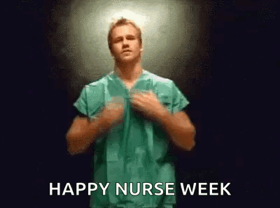 Man In Scrubs Dancing Happy Nurse Week GIF
