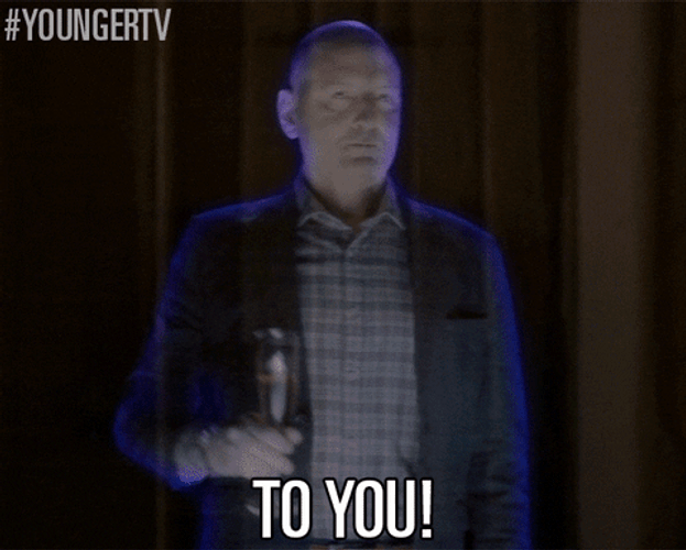 Man In Shadow Want To Cheers To You GIF