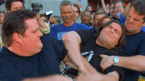 Man in Shirt Saying A Fighting