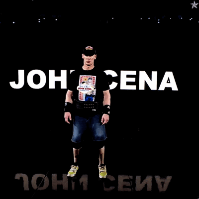 Man In Shirt Saying John Cena GIF