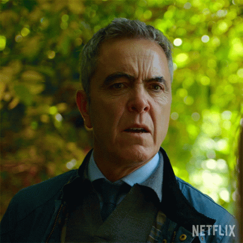Man in Shirt With Netflix Logo