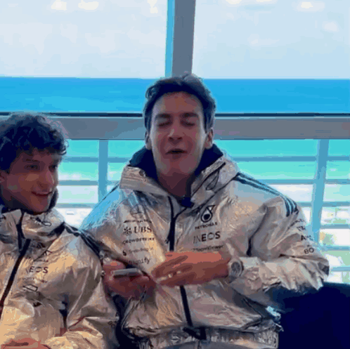 Man in Silver Jacket UBS