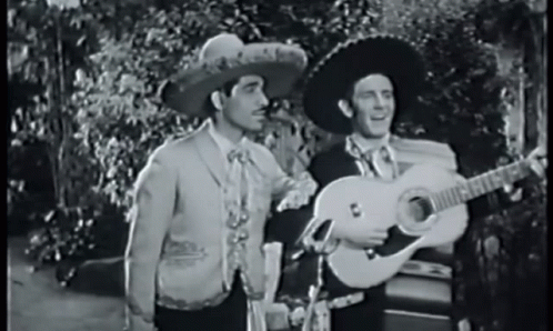 Man in Sombrero Holding Guitar