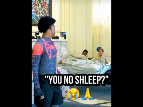 Man In Spiderman Costume Says You No Shlep GIF