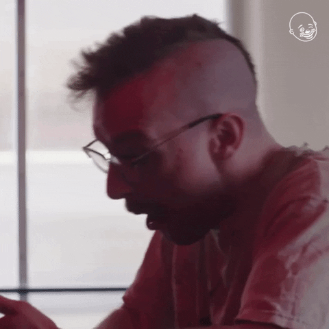 Man In Spiked Hair That Is So Neat GIF