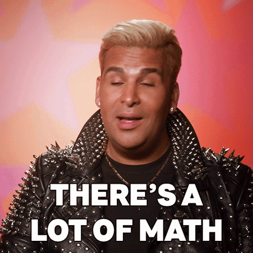 Man in Spiked Jacket Saying There's Math
