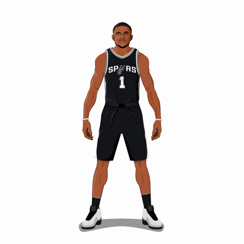 Man in Spurs Jersey