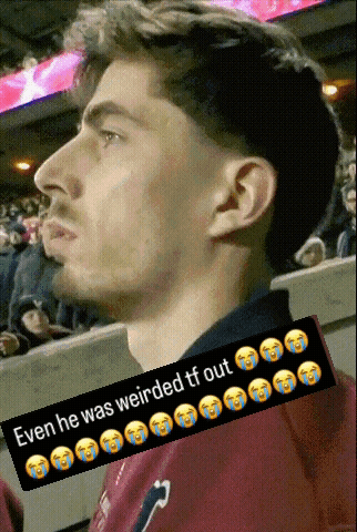 Man in Stadium Even He Was Weirded TF Out