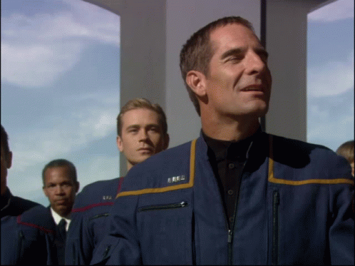 Man in Star Trek Uniform Abell