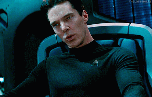 Man in Star Trek Uniform The Lost Smiles