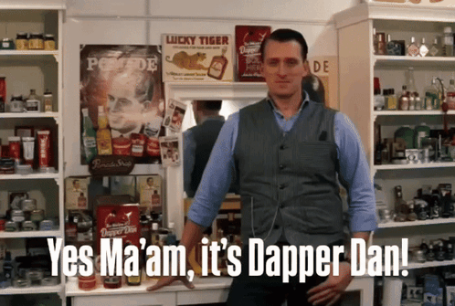 Man In Store Saying Yes Ma'am Dapper Dan GIF