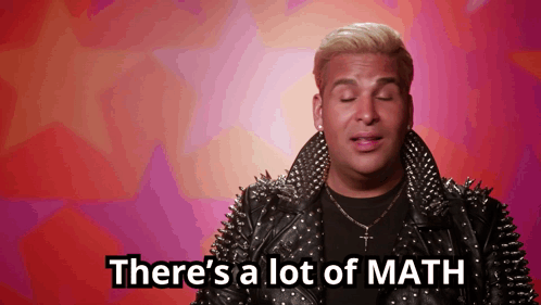 Man in Studded Jacket Saying There's Math
