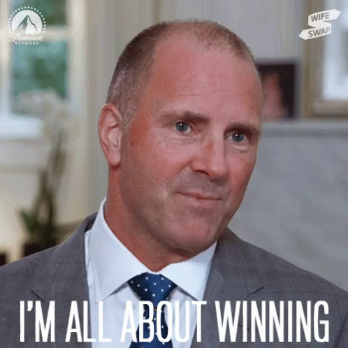 Man In Suit All I Do Is Win GIF