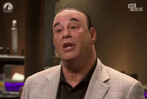 Man in Suit and Black Shirt on Bar Rescue