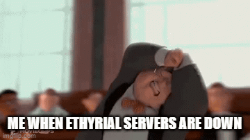 Man In Suit And Bow Tie Making Funny Face Me When Ethereal Servers Are Down GIF