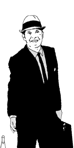 Man in Suit and Hat