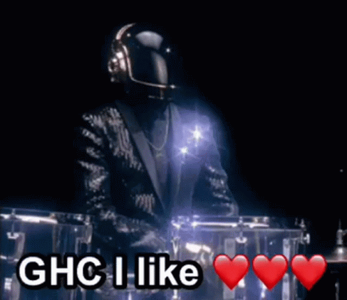 Man In Suit And Helmet Playing Drums GHC I Like